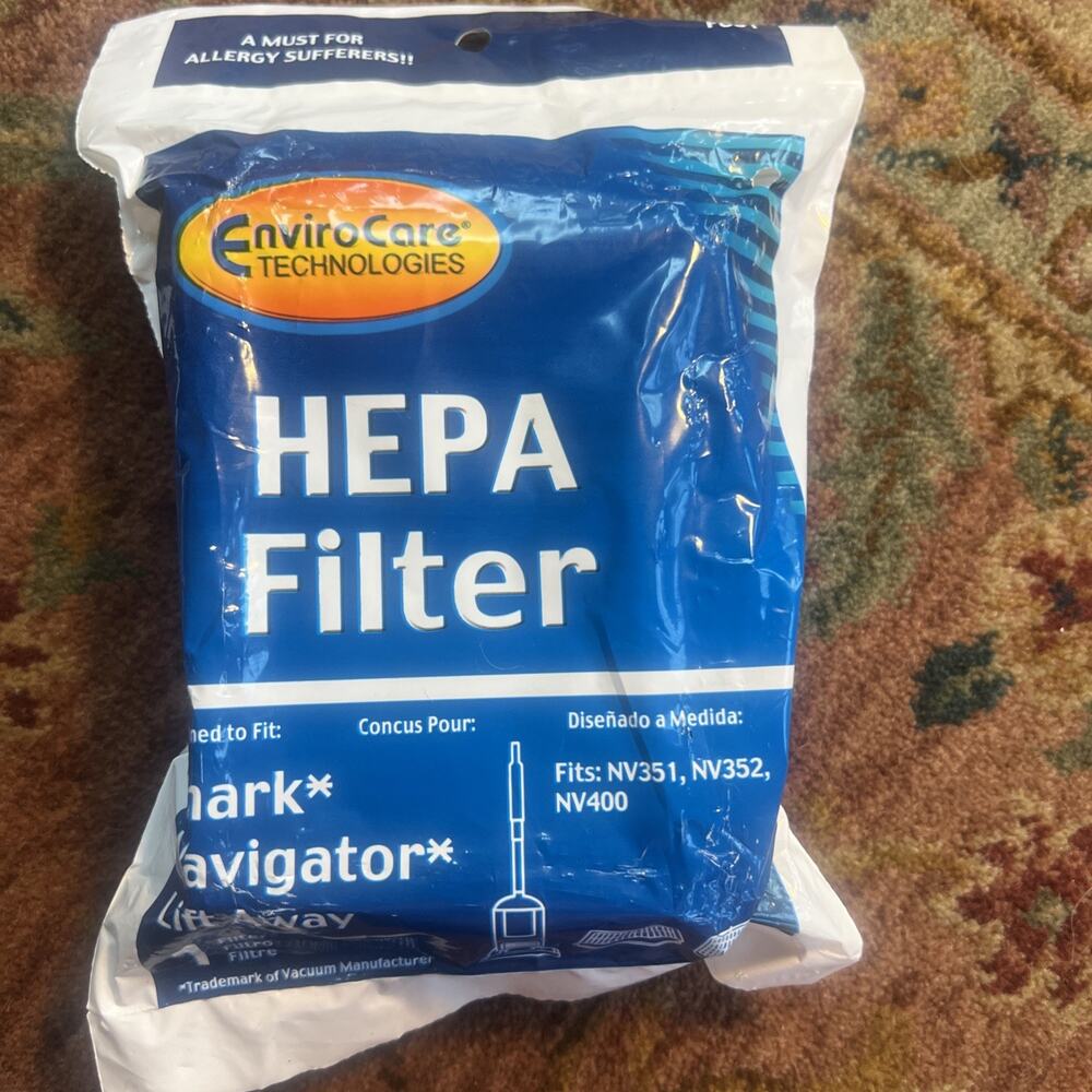 Lot of 4 New EnviroCare F651 HEPA Filter Shark Navigator Lift-Away NV351,352,400